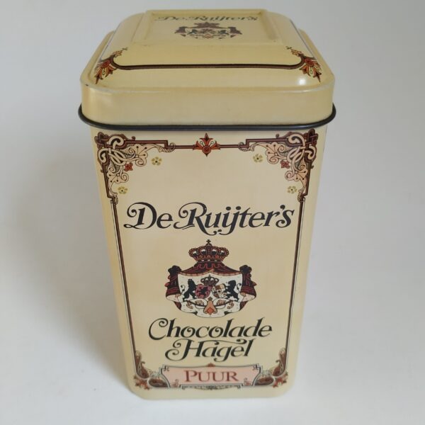 Blikje De Ruijter’s chocolade hagel puur – 13x7x7 cm (1)