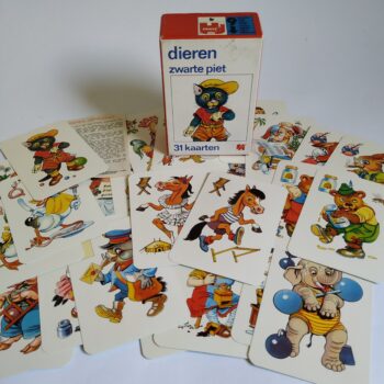 Vintage dieren zwarte piet van Jumbo