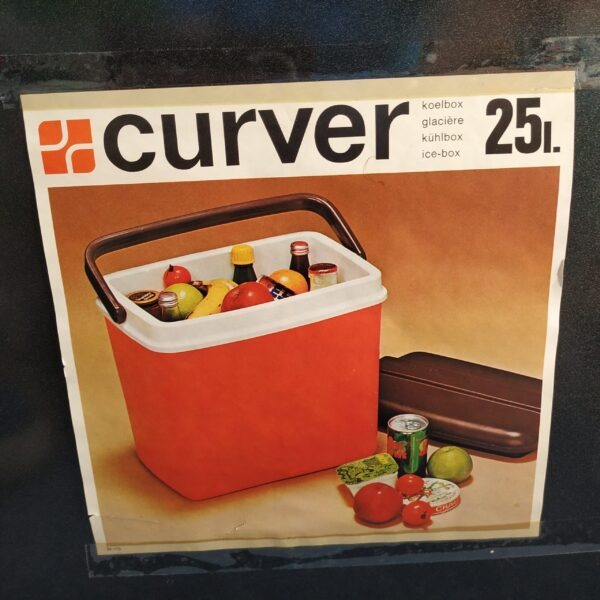 Koelbox Curver 25 liter – oranje-bruin (5)