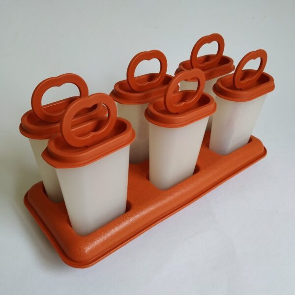 IJsjesmaker van Tupperware – ijslollies (6) met houder (1)