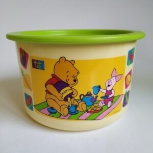 Trommel Winnie the Pooh van Tupperware met goed sluitende deksel