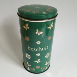 Vintage beschuitbus / blik van De Spar