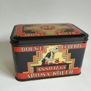 Vintage blik/trommel van Douwe Egberts Aroma-Koffie