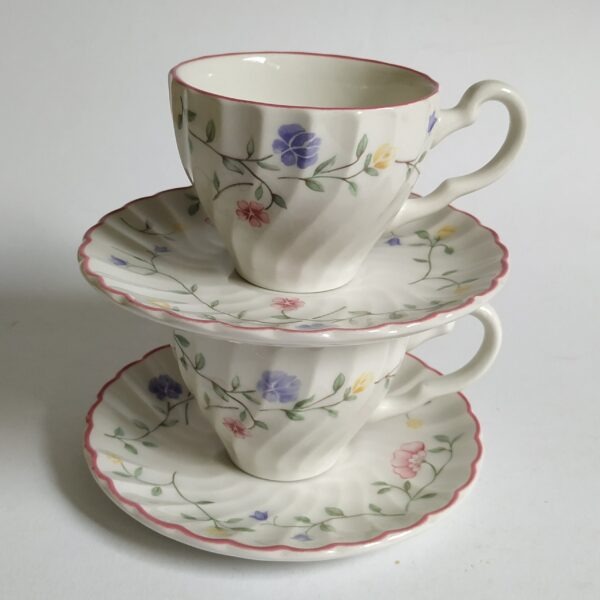 Espressokop en schotel – Johnson Brothers Summer Chintz – 2 stuks (4)