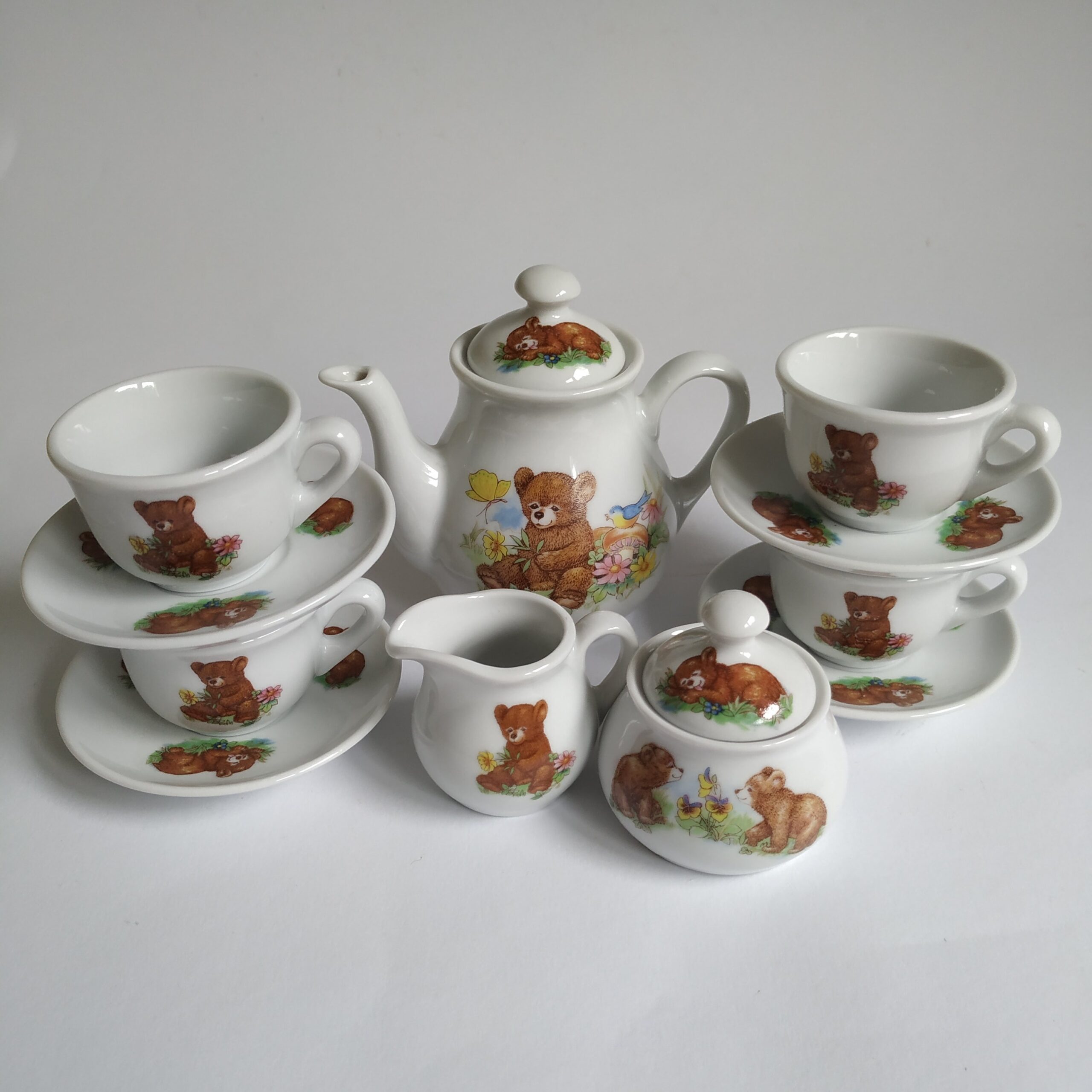 Traditie Kosten Maak avondeten Kinderservies Beer van Douwe Egberts - Queens Vintage