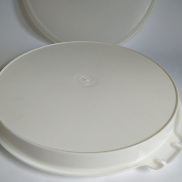 Snackschaal – partyschaal (wit) Tupperware – diameter 33 cm (4)