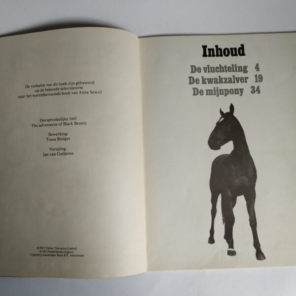 Boek Black Beauty – de avonturen van een zwarte hengst uit 1973 (7)