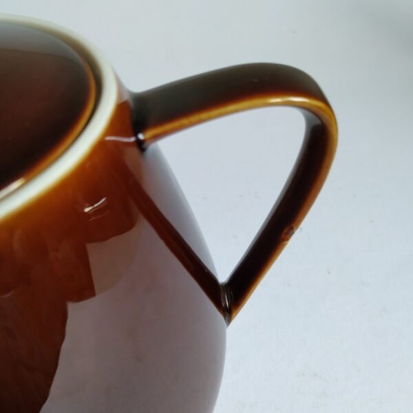 Thee – koffiepot Villeroy en Boch (maat 3) bruin – inhoud 750 ml – hoogte 15 cm (4)