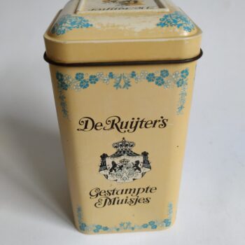 Vintage blikje van de Ruijter’s Gestampte Muisjes