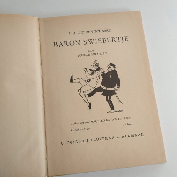 Vintage boek Baron Swiebertje, deel 1 Freule Nicolien