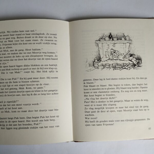 Boek Puk en Muk bij de Heks – 1983 – Hardcover 74 pagina’s (5)