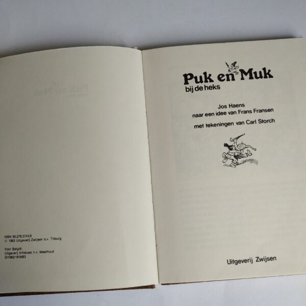 Boek Puk en Muk bij de heks