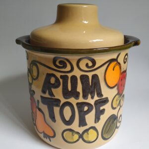Vintage rumtopf van W. Germany Scheurich keramik