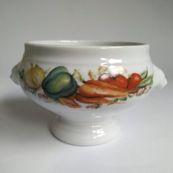 Vintage soepkom met leeuwenkop van Seltmann Weiden Bavaria