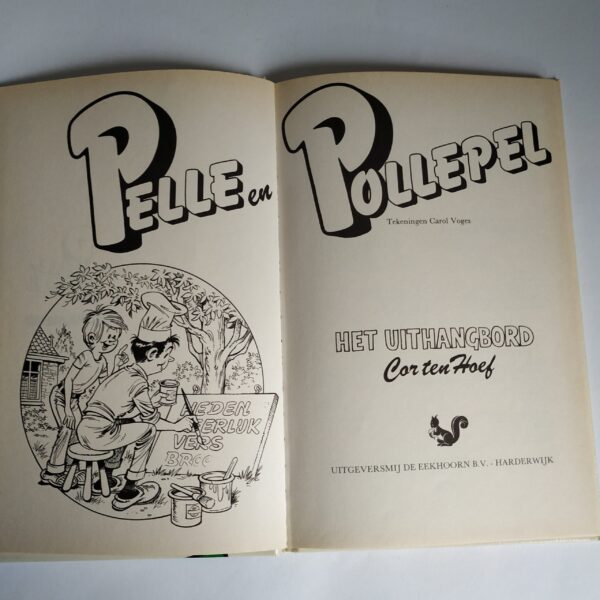 Boek Pelle en Pollepel – Het uithangbord uit 1984 – hardcover 57 pagina’s (2)