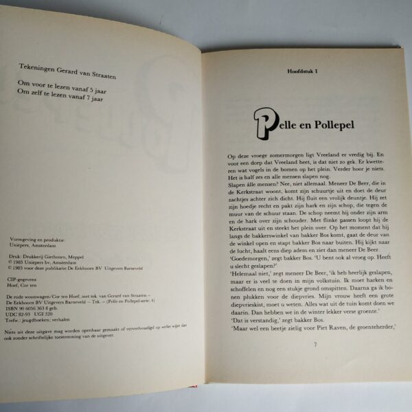 Boek Pelle en Pollepel – de rode woonwagen (deel 4) – 1985 – hardcover 59 pagina’s (4)