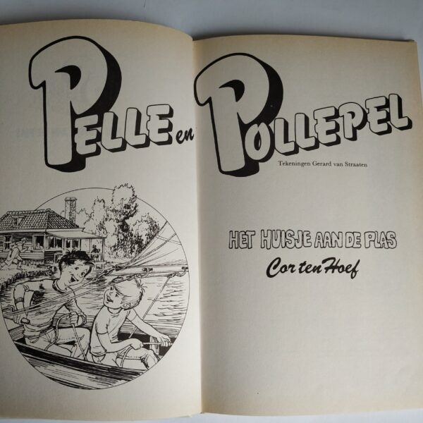 Boek Pelle en Pollepel – het huisje aan de plas (deel 3) – 1985 – hardcover 59 pagina’s (3)