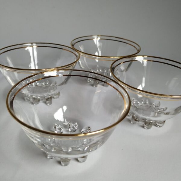 Schaaltjes met goud decoratie – made in France – 4 stuks (2)