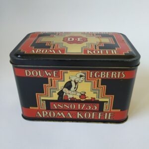 Vintage blik/trommel van Douwe Egberts Aroma-Koffie