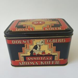 Vintage blik/trommel van Douwe Egberts Aroma-Koffie