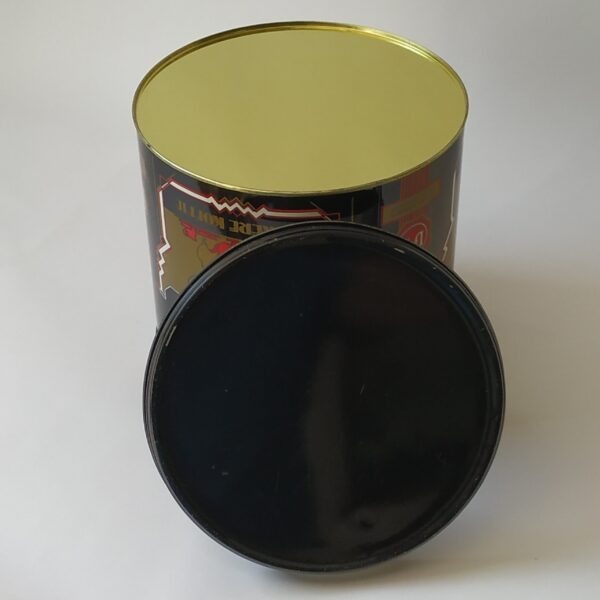 Blik – trommel Douwe Egberts Koffie (groot) diameter 22,5 cm – hoogte 22,5 cm (4)
