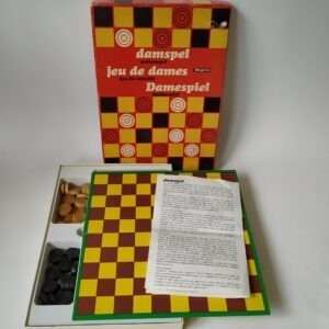 Vintage damspel van Papita uit 1978