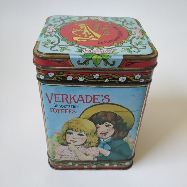 Blik Verkade Toffees – 15×10 cm (2)