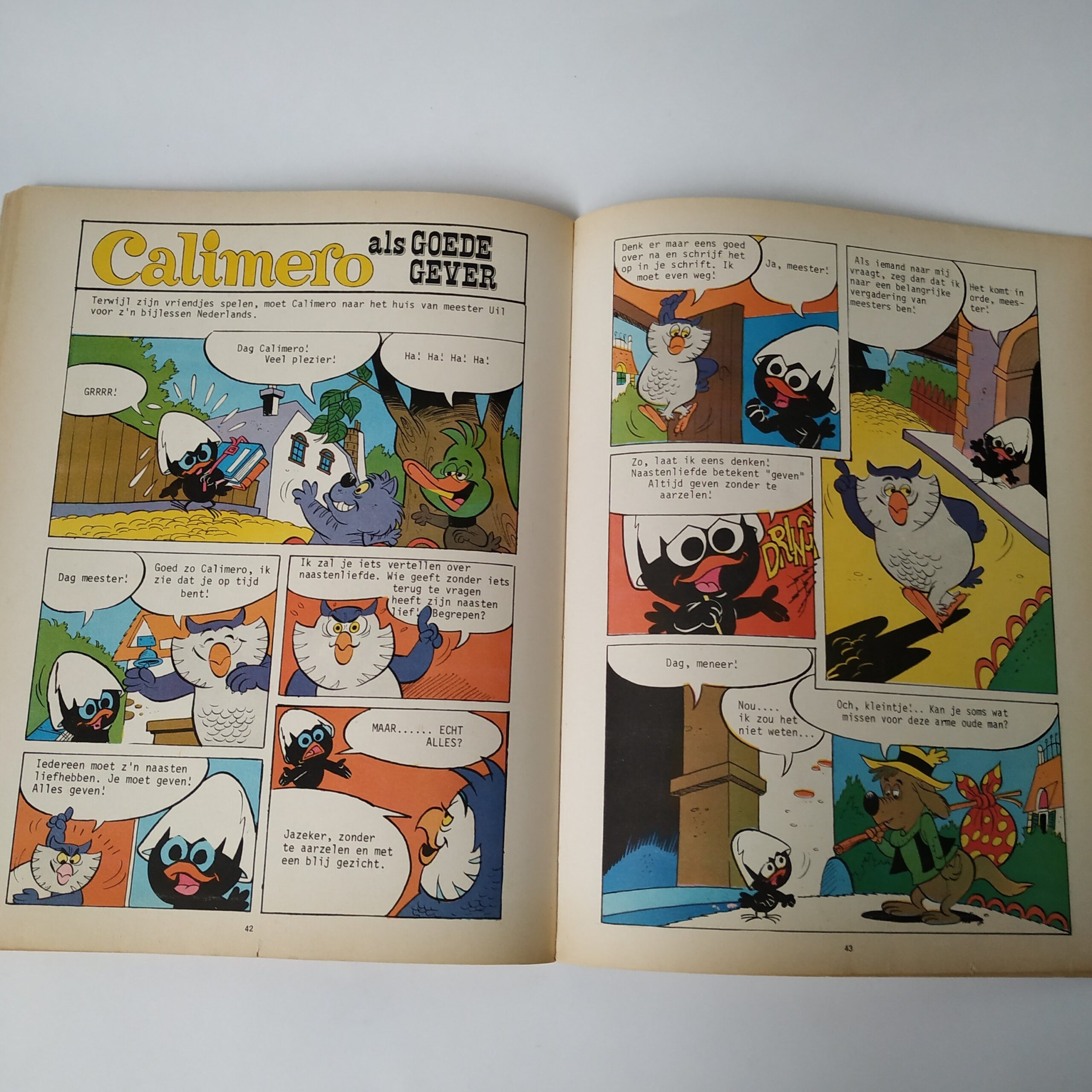 Stripboek Calimero (4) uit 1977