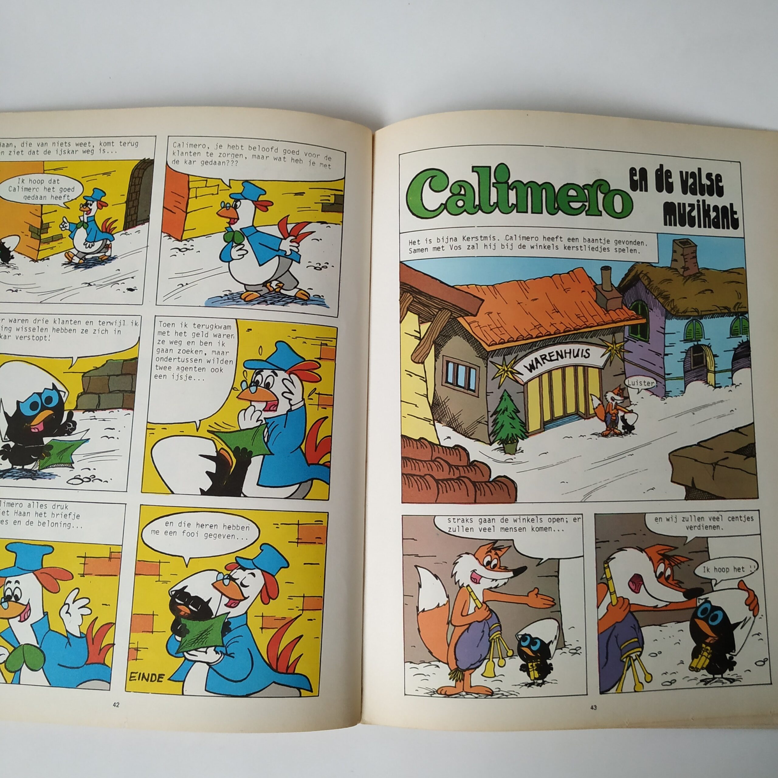 Stripboek Calimero de cowboy uit 1977 (4)