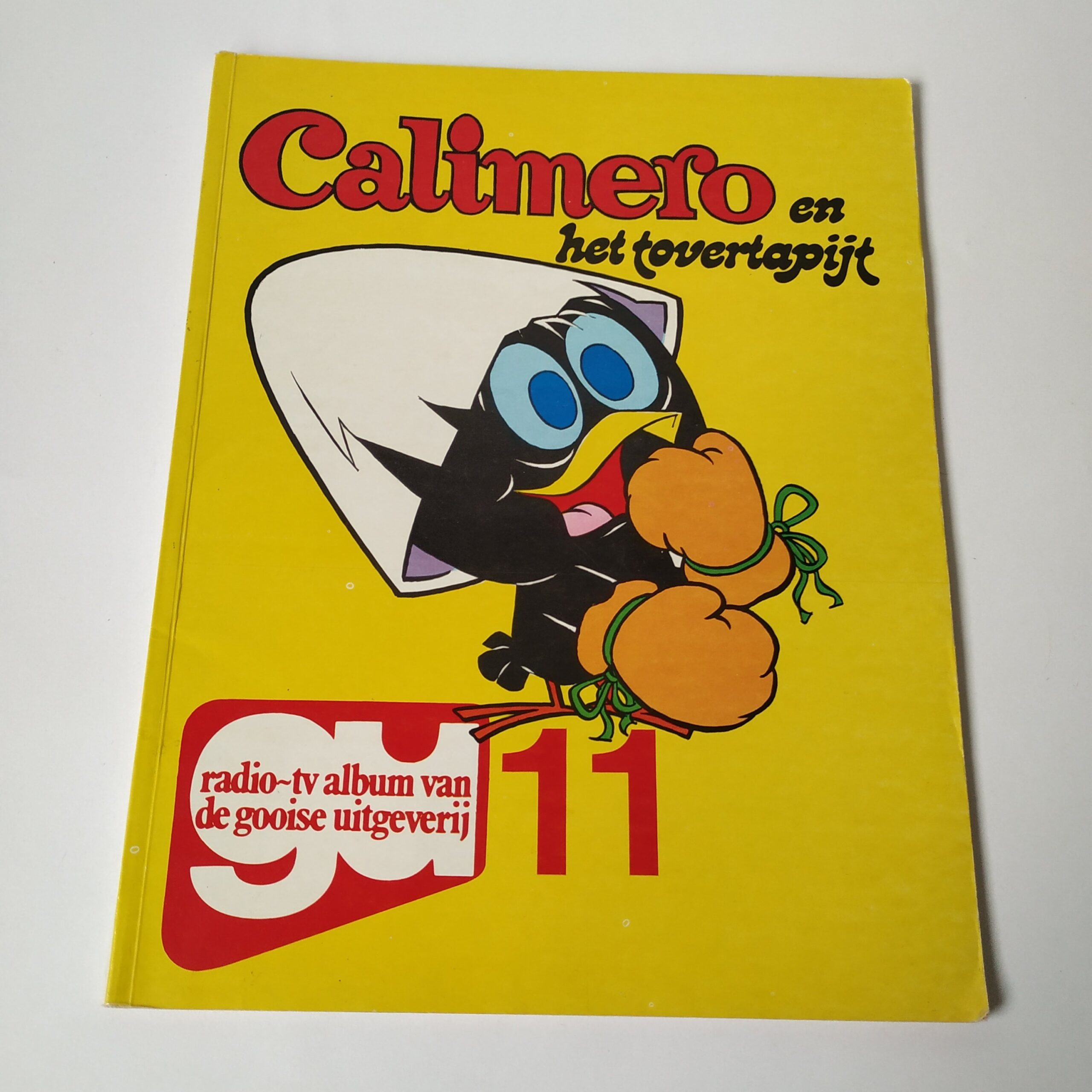 Vintage stripboek Calimero en het Tovertapijt uit 1977