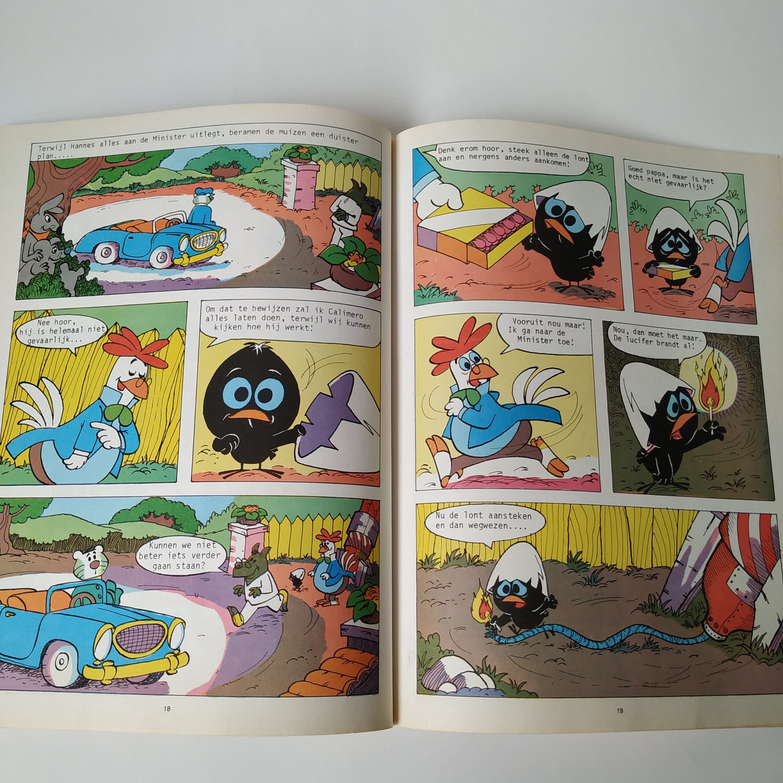 Stripboek Calimero en het tovertapijt uit 1977 (4)
