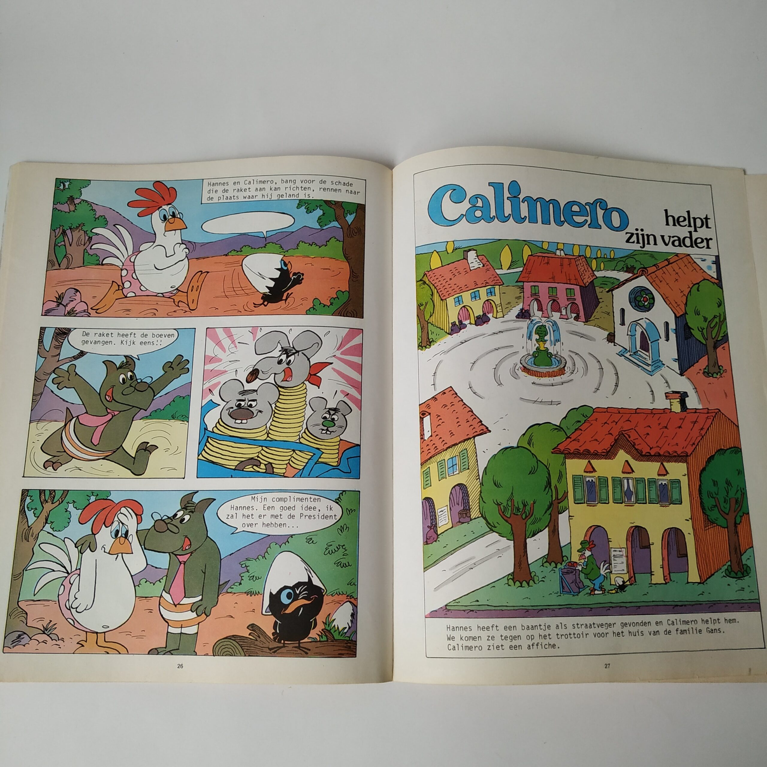 Stripboek Calimero en het tovertapijt uit 1977 (5)