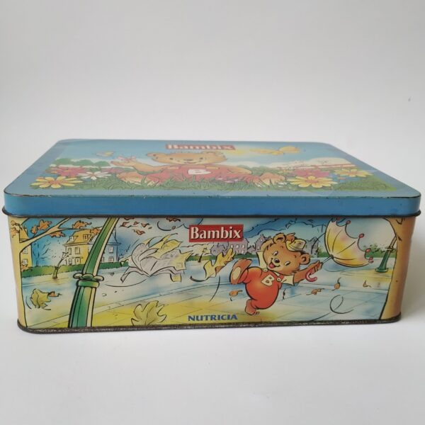 Vintage blik/trommel Bambix van Nutricia