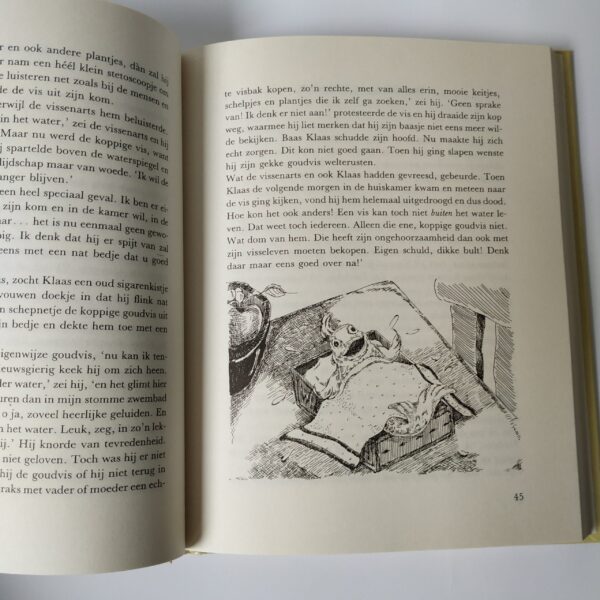 Vintage boek De Gektewind is een sprookjesachtig voorleesboek voor jonge kinderen