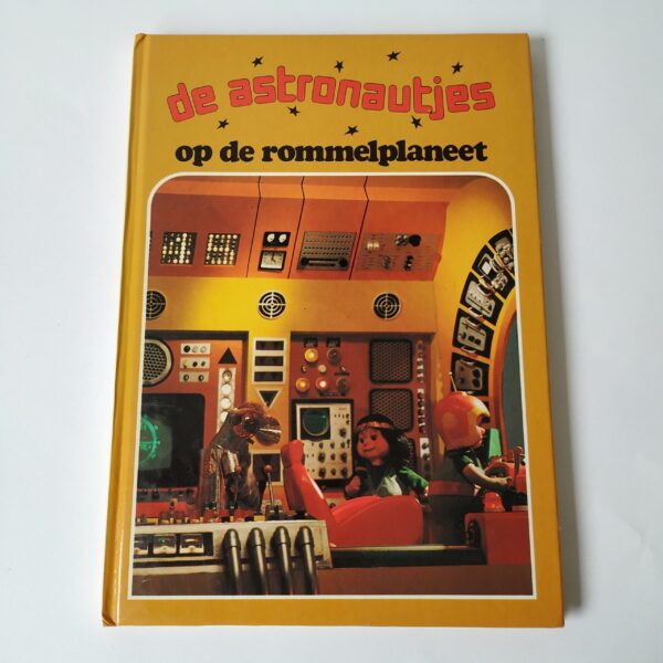 Vintage boek De astronautjes op de rommelplaneet uit 1978