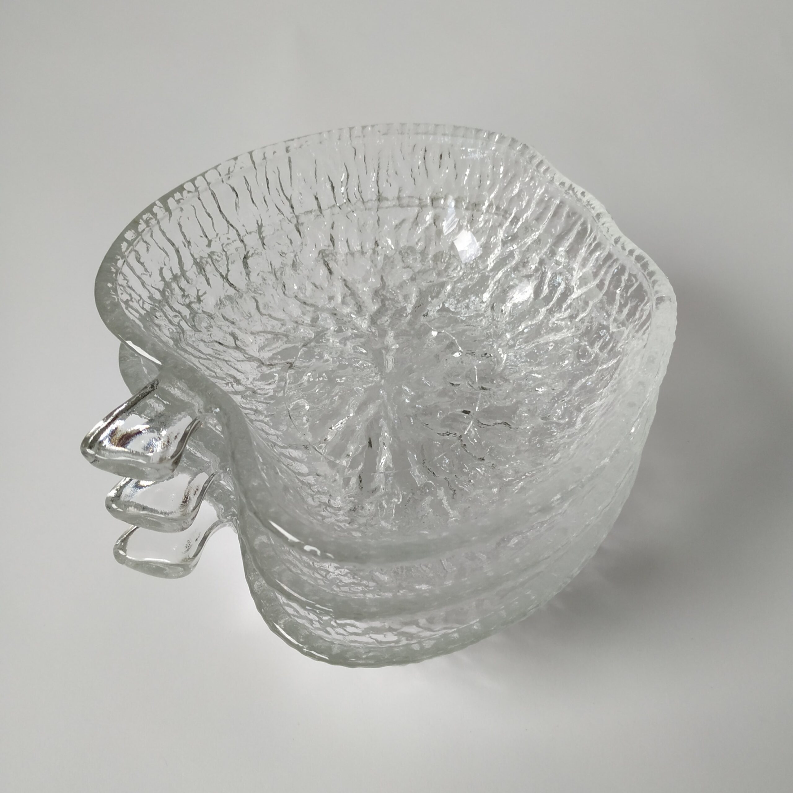 Schaaltjes appelvorm gehard glas – 3 stuks – 14x13x5 cm (3)