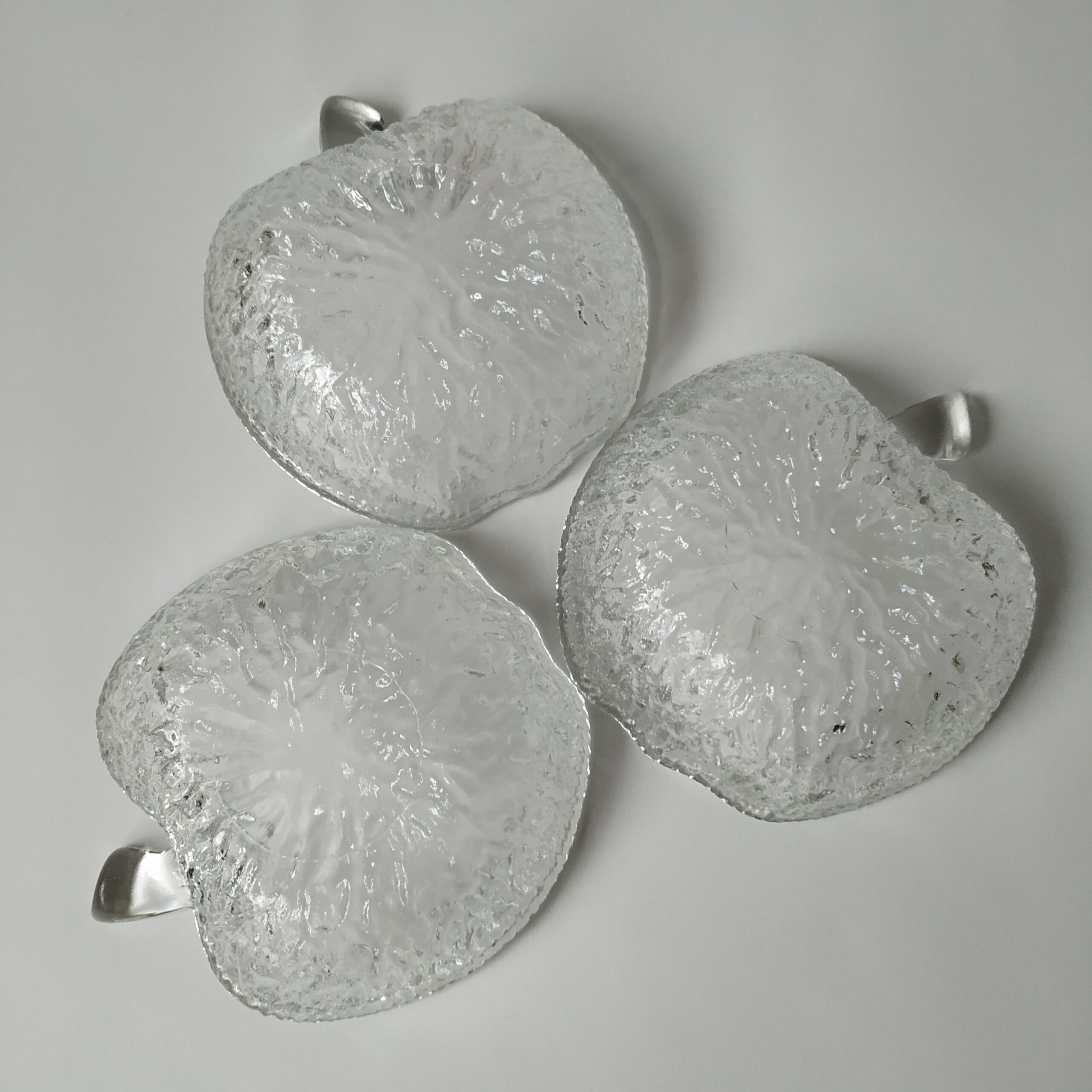 Schaaltjes appelvorm gehard glas – 3 stuks – 14x13x5 cm (5)