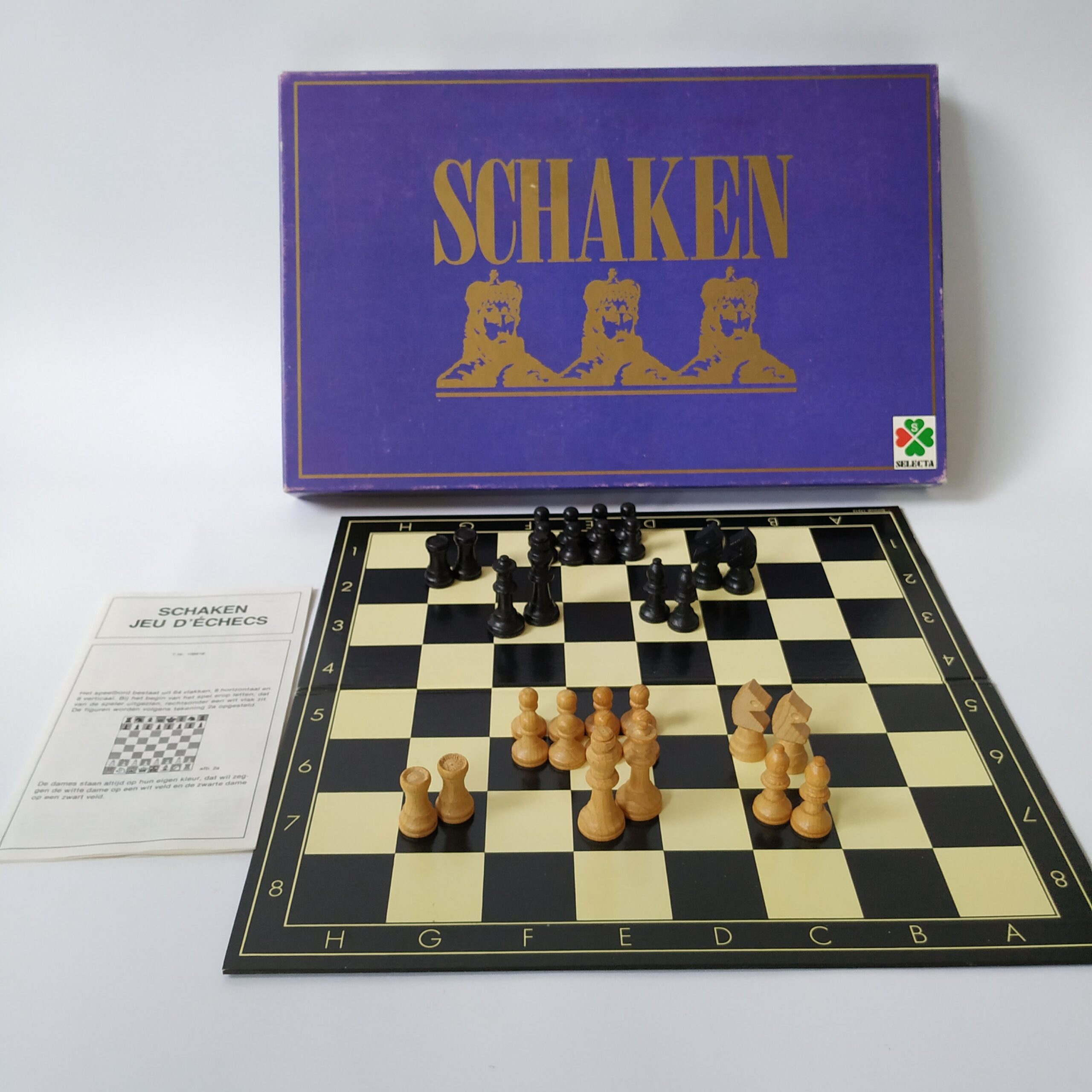 Schaakspel Selecta met leerboek Jeugdschaak (2)