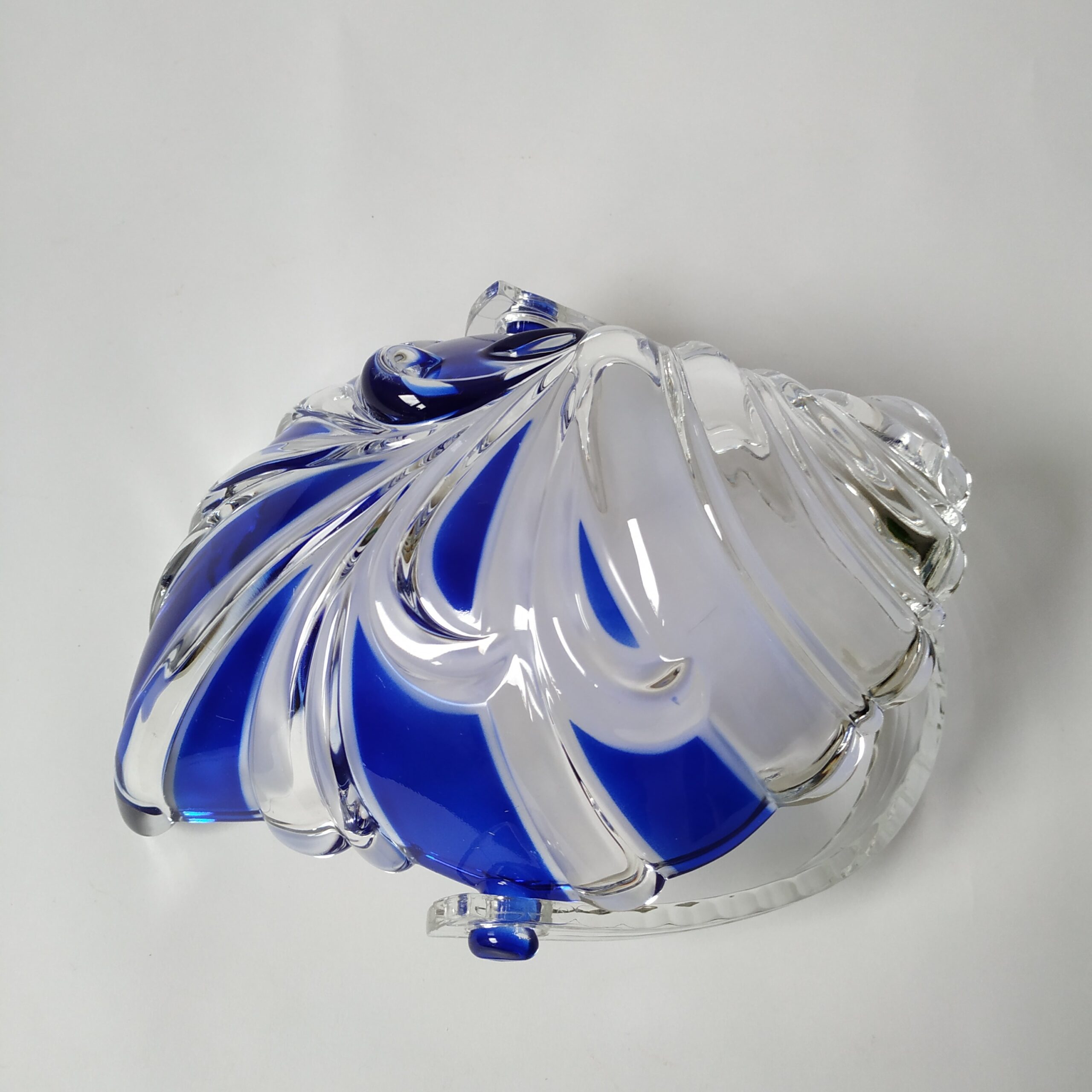 Bonbon schaal van glas met kunststof hengsel – 21,5 x 17 cm – hoogte 17 cm incl. hengsel (6)
