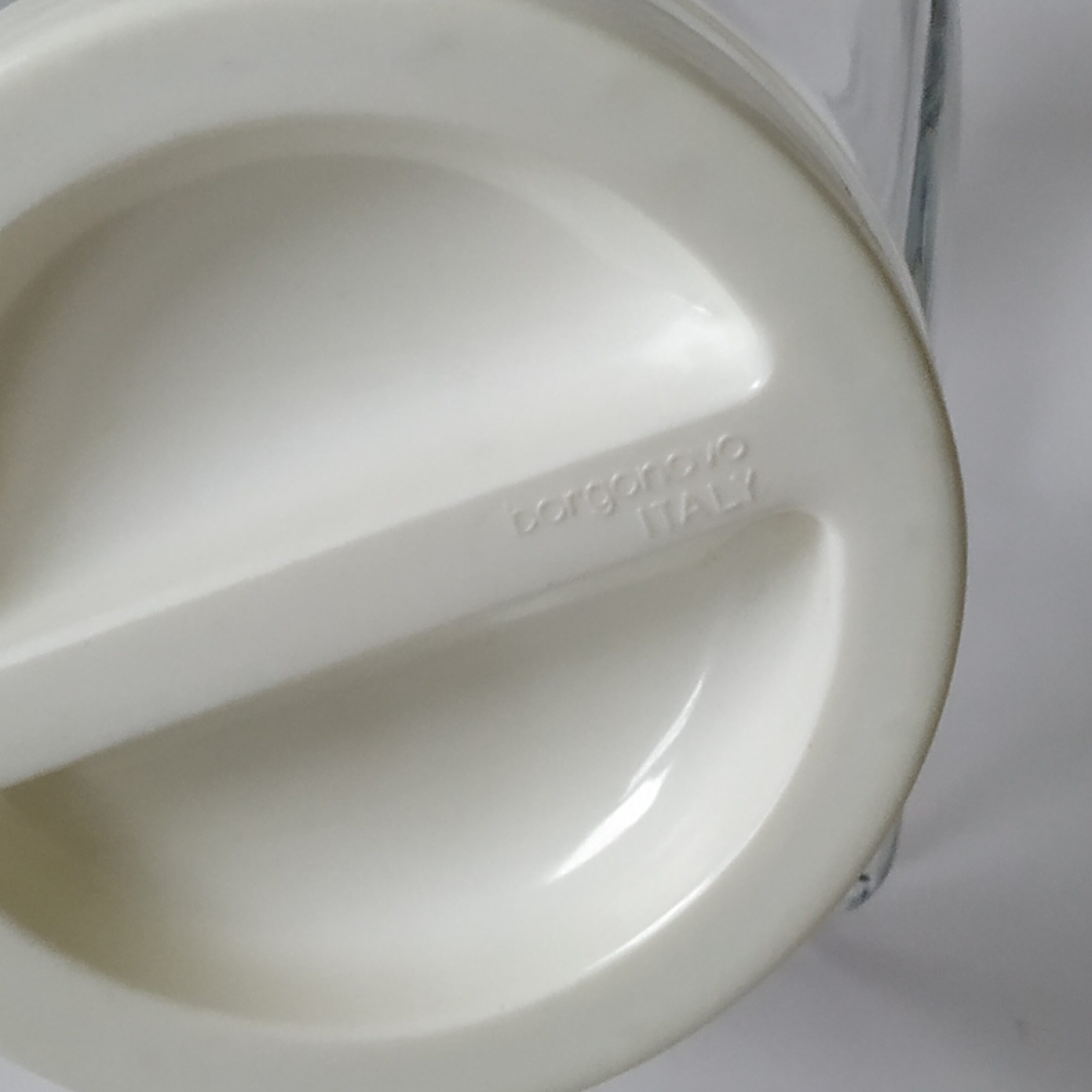 Koek – snoep pot Borgonovo Italy met witte schroefdeksel – afmeting 18x12x20 cm (6)