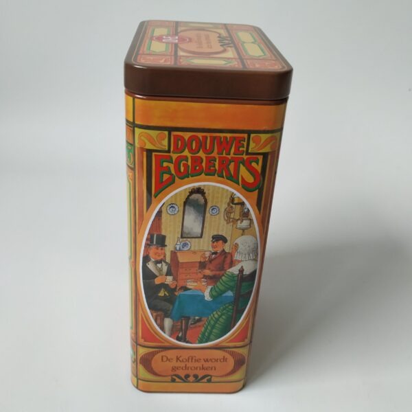 Vintage blik/bewaar bus Koffie van Douwe Egberts