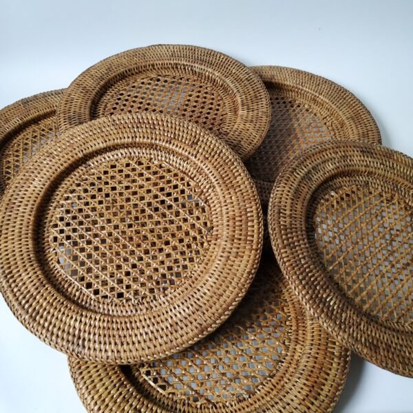 Vintage rotan onderborden