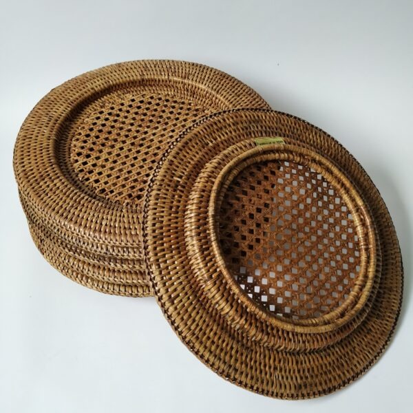 Vintage rotan onderborden