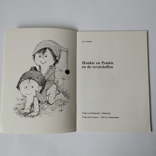 Vintage boek Honkie en Ponkie en de toversloffen uit 1978