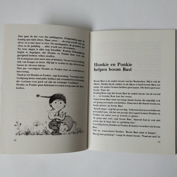 Vintage boek Honkie en Ponkie en de toversloffen uit 1978