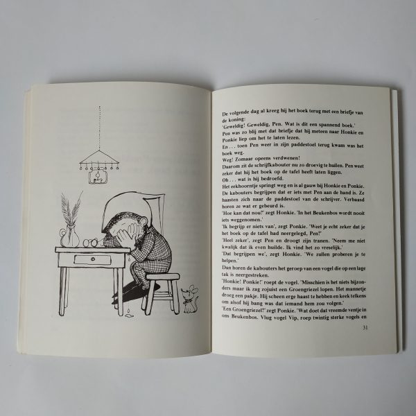 Vintage boek Honkie en Ponkie en de toversloffen uit 1978