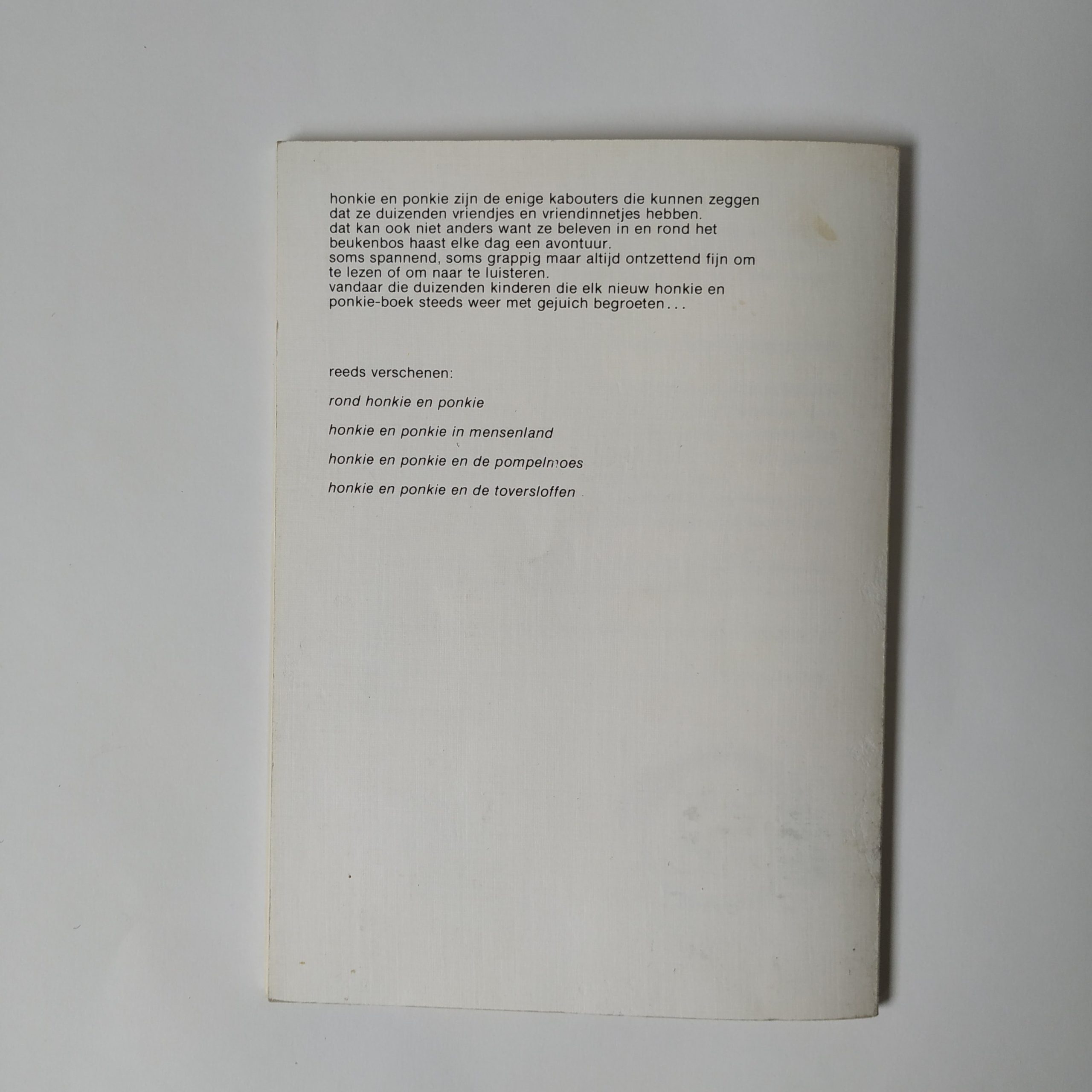 Boek Honkie en Ponkie en de toversloffen – jaar 1978 – Jac Linders – softcover 48 pagina’s (6)