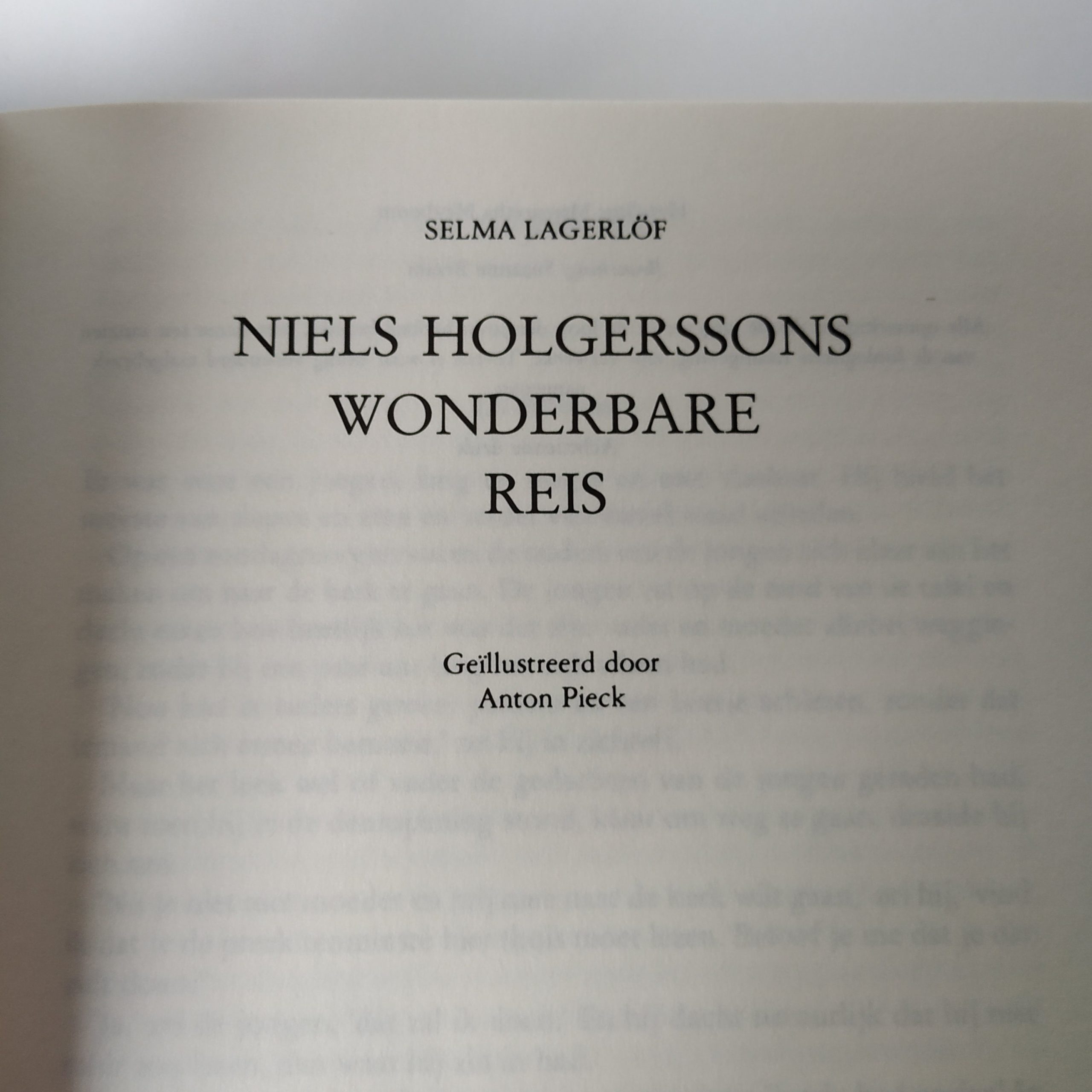 Boek Niels Holgerssons wonderbare reis – geschreven door selma lagerlof – hardcover (4)