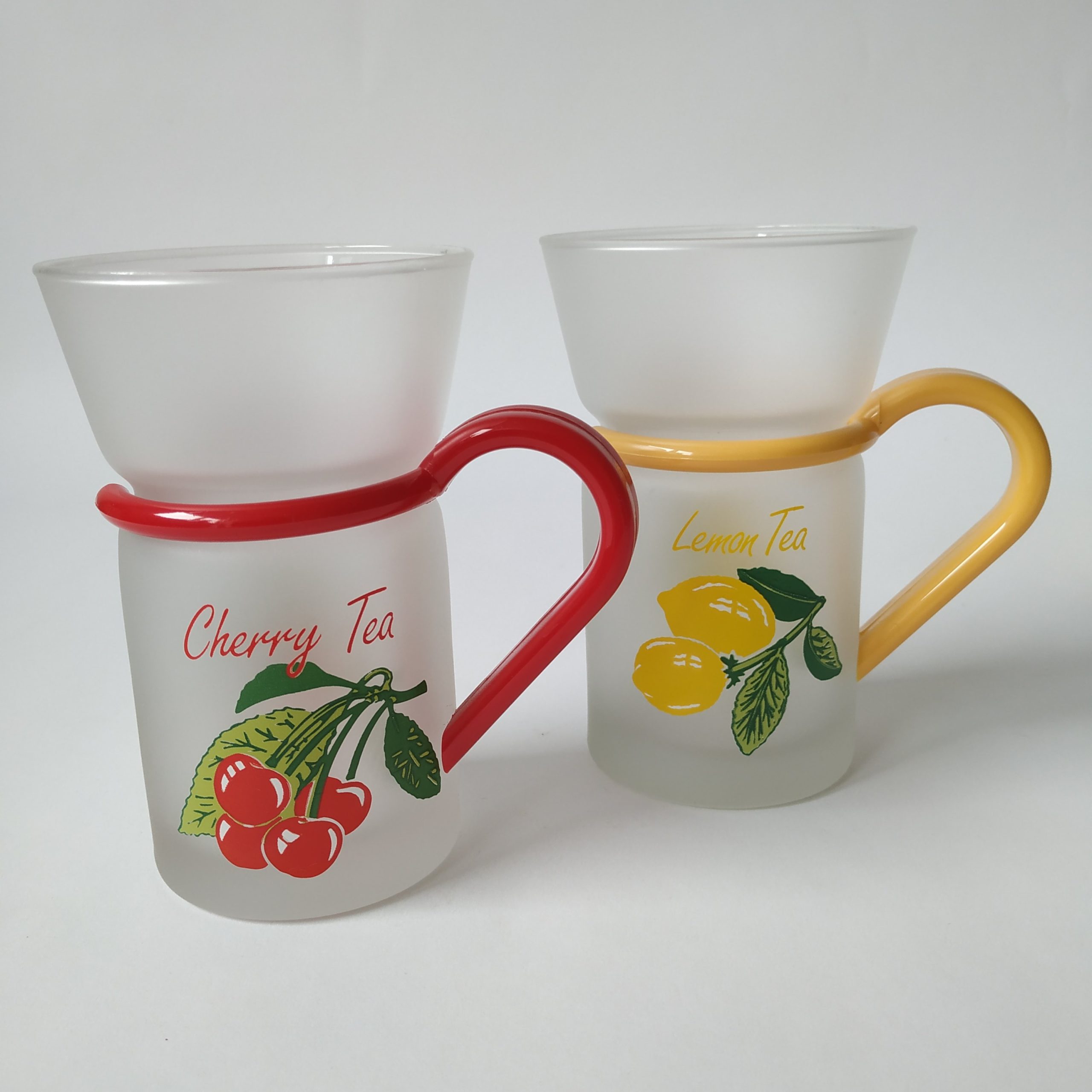 Theeglazen Inspiration – Cherry Tea en Lemon Tea – inhoud 200 ml (1)