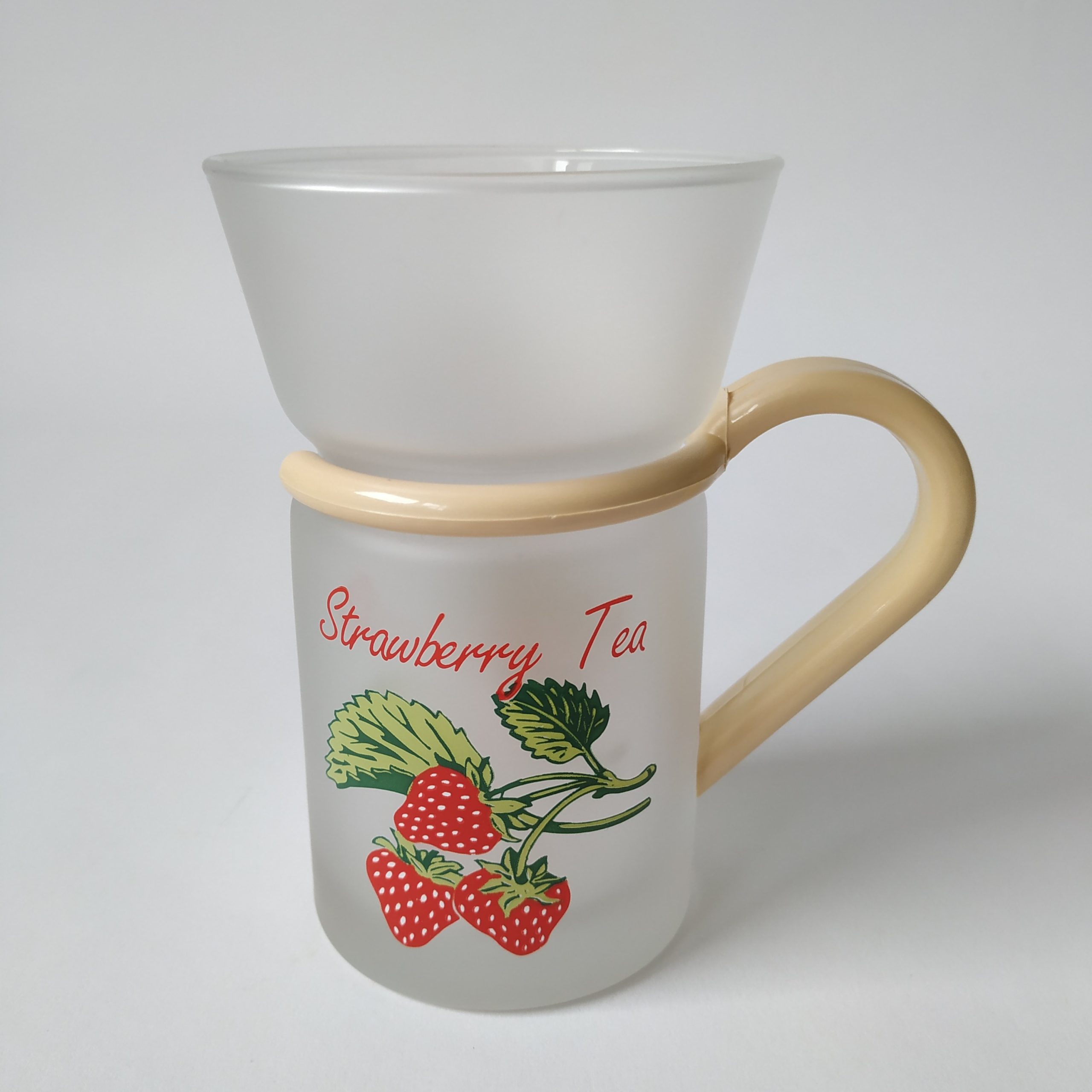 Theeglazen Inspiration – Strawberry Tea en Tropical fruits Tea – inhoud 200 ml – (2)